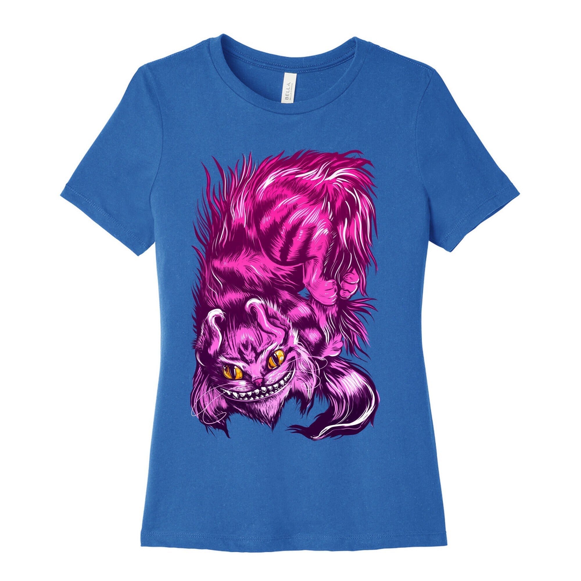 Cheshire Cat Women's Cotton Tee Hoodie, Sweatshirt | CoreVibeTees.com (Image 3)