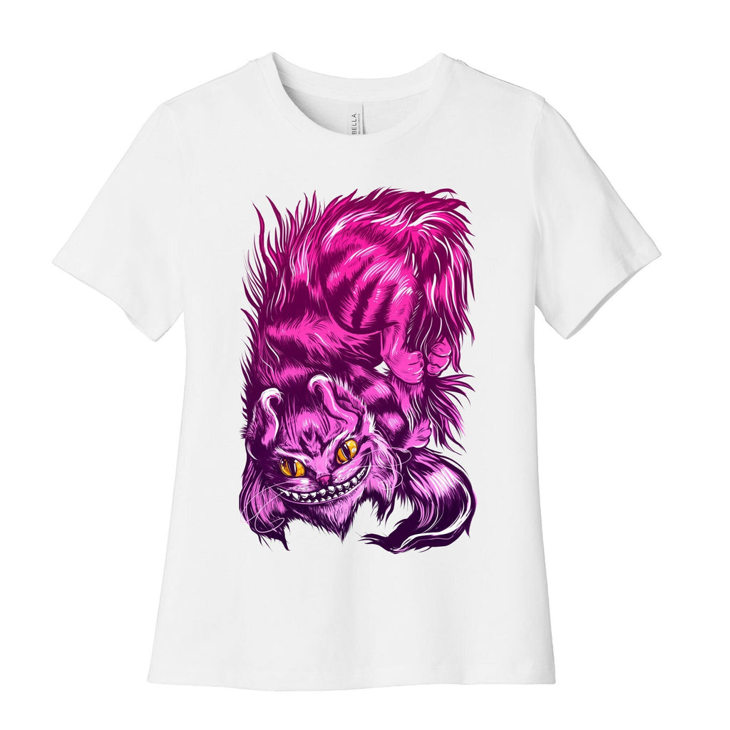 Cheshire Cat Women's Cotton Tee Hoodie, Sweatshirt | CoreVibeTees.com (Image 4)