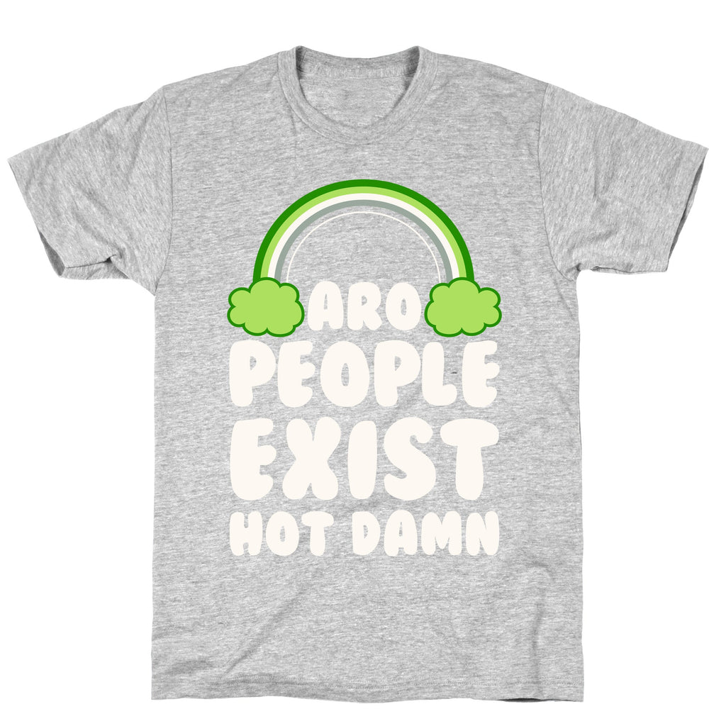 Aro People Exist Hot Damn T-Shirt Hoodie, Sweatshirt | CoreVibeTees.com (Image 2)