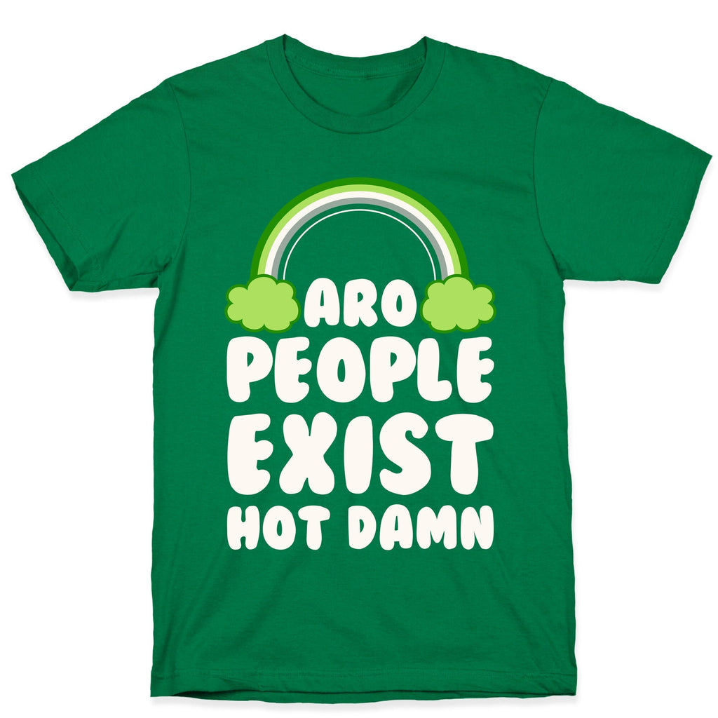 Aro People Exist Hot Damn T-Shirt Hoodie, Sweatshirt | CoreVibeTees.com (Image 3)
