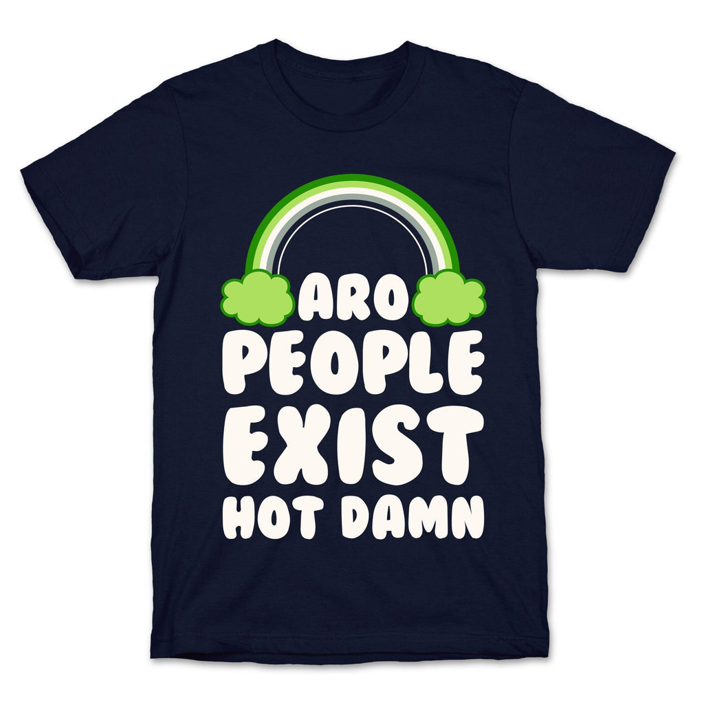 Aro People Exist Hot Damn T-Shirt Hoodie, Sweatshirt | CoreVibeTees.com (Image 4)