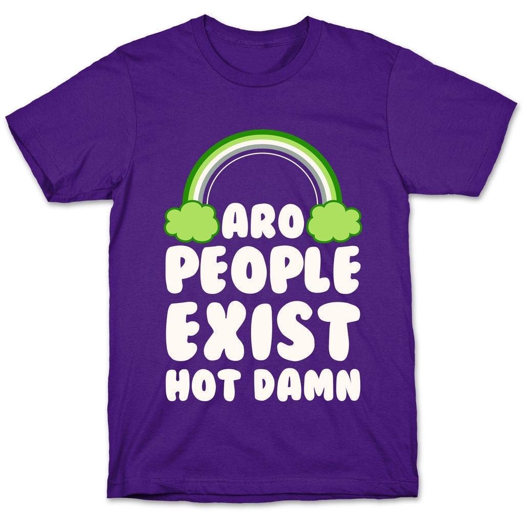 Aro People Exist Hot Damn T-Shirt Hoodie, Sweatshirt | CoreVibeTees.com (Image 5)