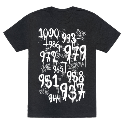 1000 Minus 7 Unisex Triblend Tee Hoodie, Sweatshirt | CoreVibeTees.com (Image 1)