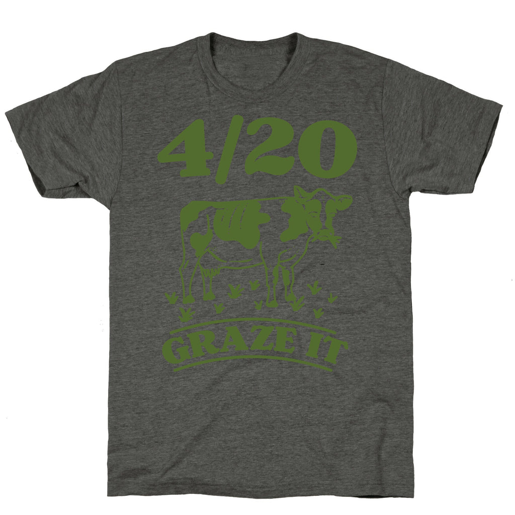 4/20 Graze it Unisex Triblend Tee Hoodie, Sweatshirt | CoreVibeTees.com (Image 2)