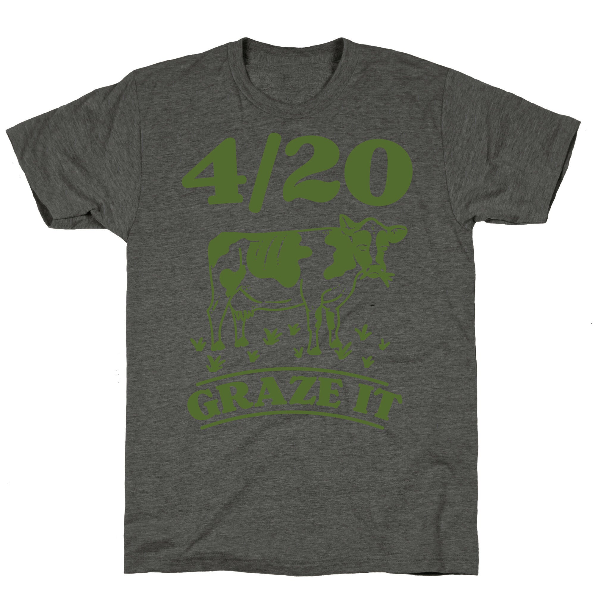 4/20 Graze it Unisex Triblend Tee Hoodie, Sweatshirt | CoreVibeTees.com (Image 2)