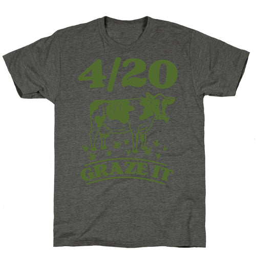 4/20 Graze it Unisex Triblend Tee Hoodie, Sweatshirt | CoreVibeTees.com (Image 2)