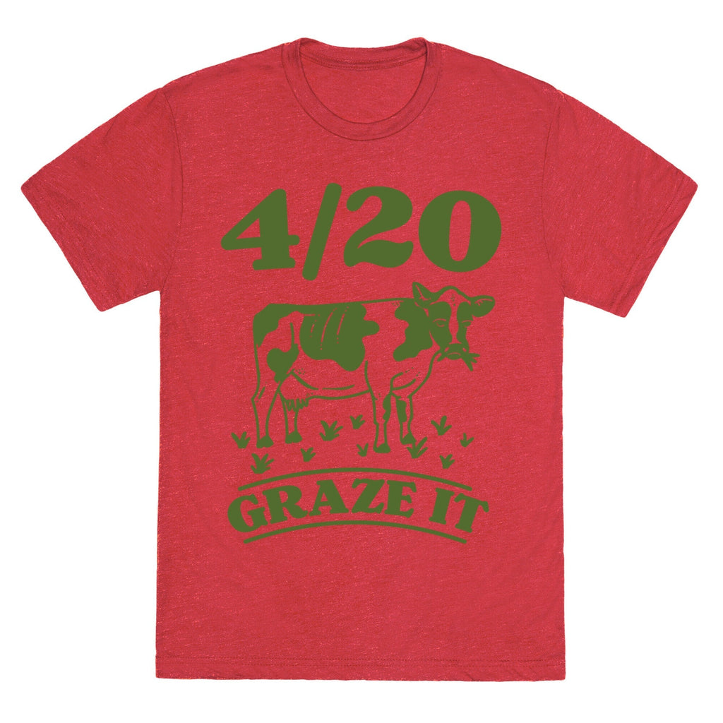 4/20 Graze it Unisex Triblend Tee Hoodie, Sweatshirt | CoreVibeTees.com (Image 3)
