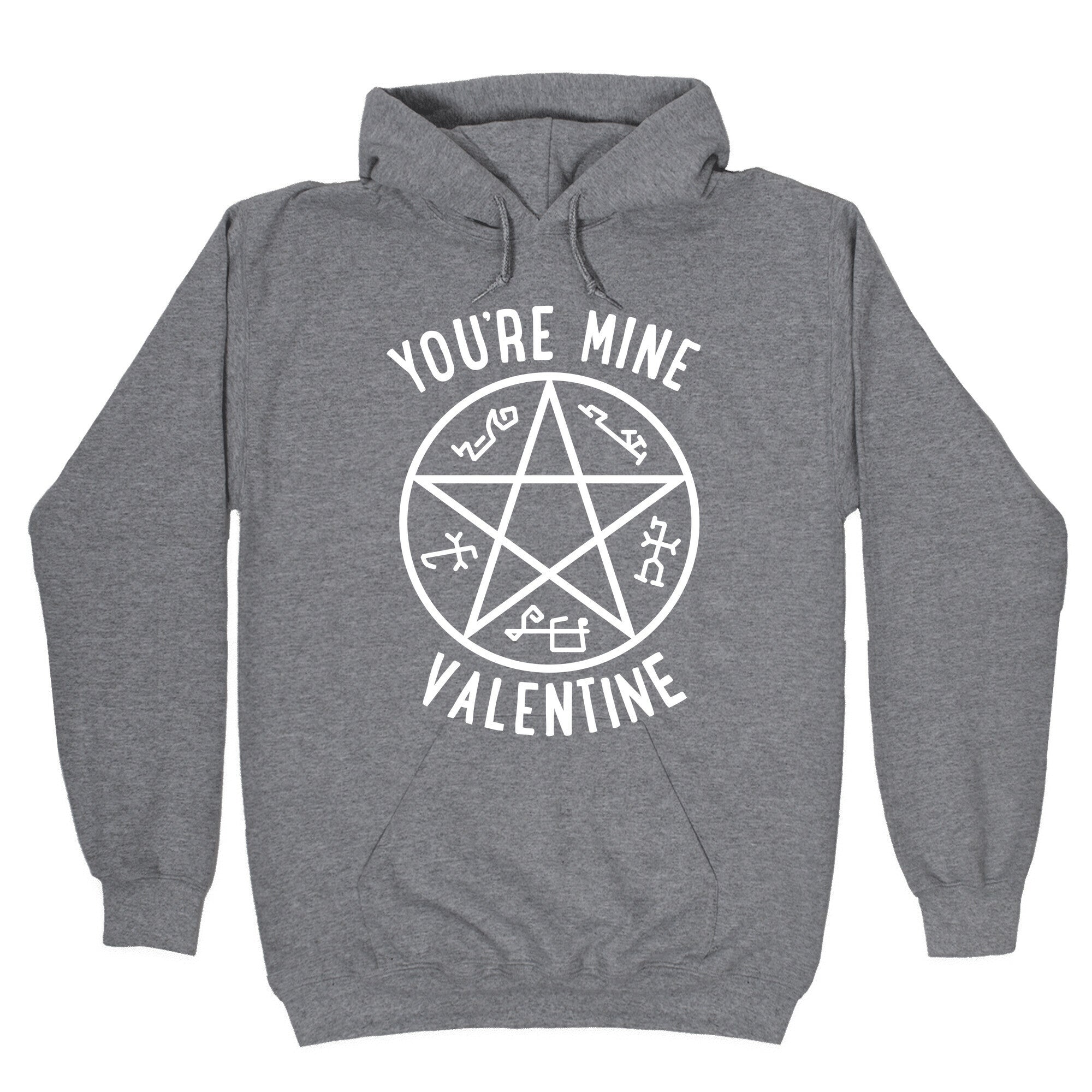 Devil's Trap Supernatural Valentine Hoodie T-Shirts, Sweatshirt | CoreVibeTees.com (Image 1)