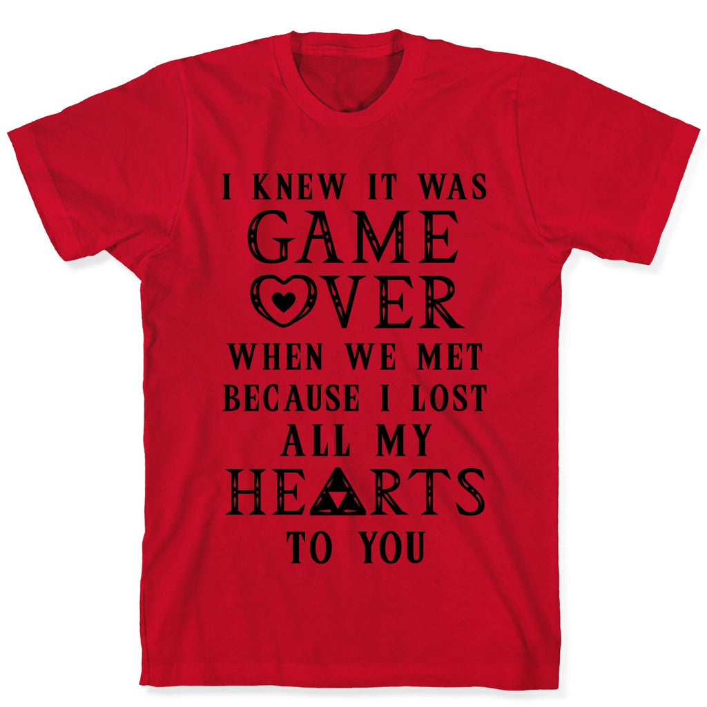Game Over I Lost All My Hearts To You T-Shirt Hoodie, Sweatshirt | CoreVibeTees.com (Image 5)