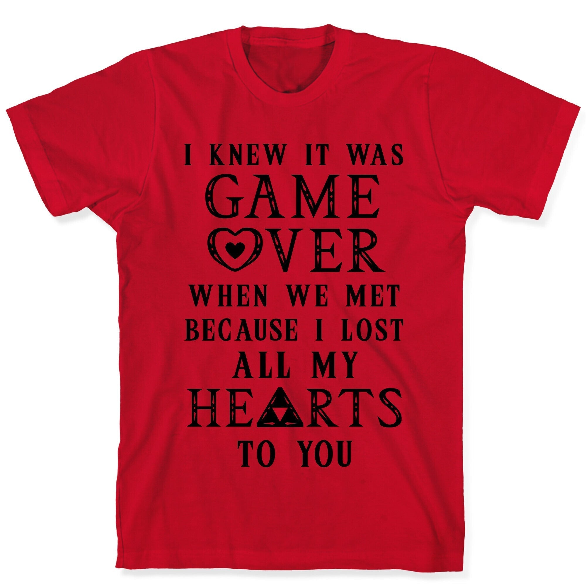 Game Over I Lost All My Hearts To You T-Shirt Hoodie, Sweatshirt | CoreVibeTees.com (Image 5)