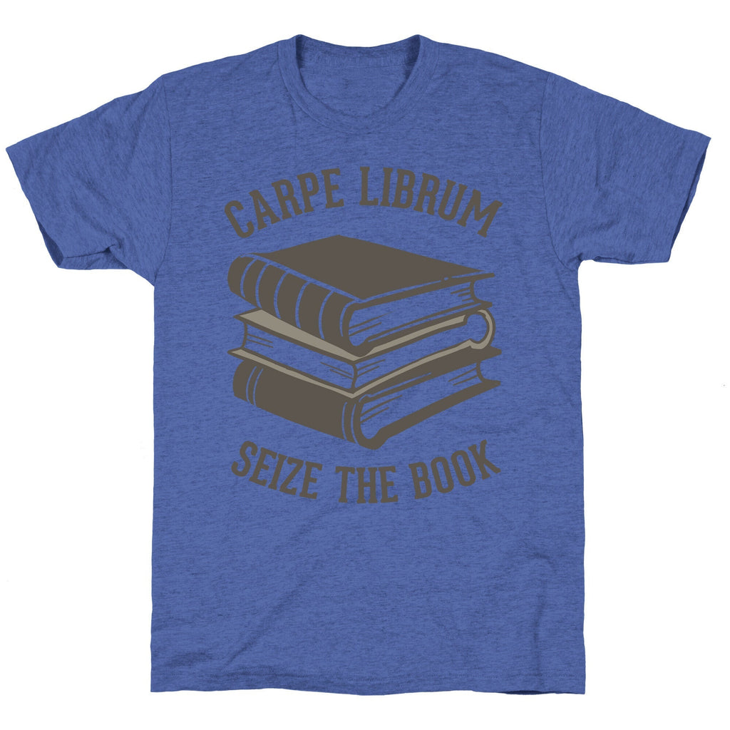 Carpe Librum (Seize The Book) Unisex Triblend Tee Hoodie, Sweatshirt | CoreVibeTees.com (Image 4)