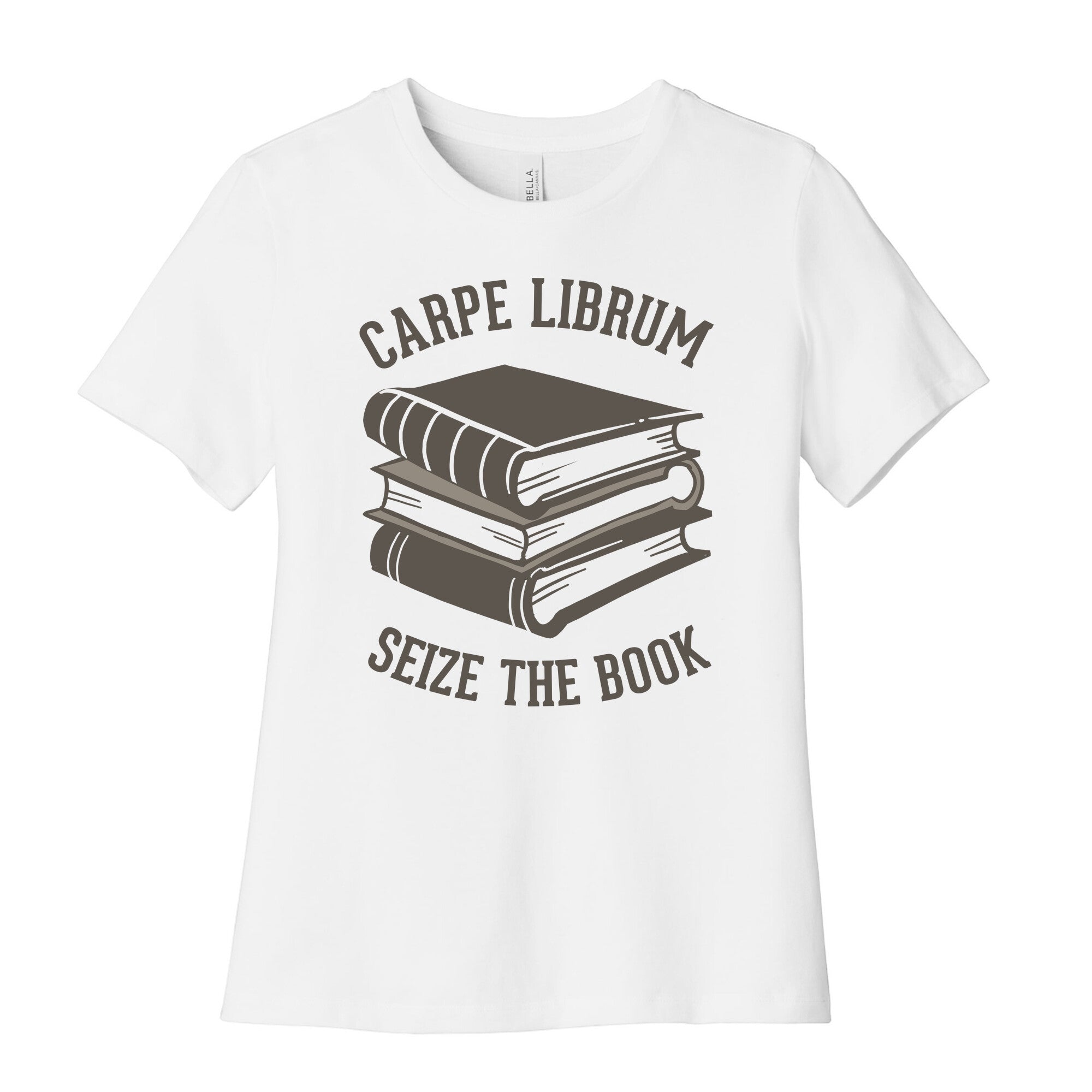 Carpe Librum (Seize The Book) Women's Cotton Tee Hoodie, Sweatshirt | CoreVibeTees.com (Image 1)