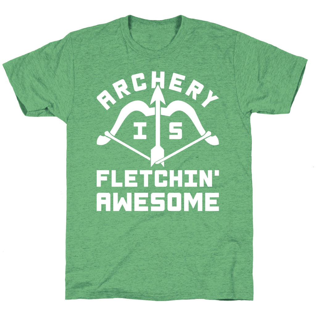 Archery Is Fletchin' Awesome Unisex Triblend Tee Hoodie, Sweatshirt | CoreVibeTees.com (Image 2)