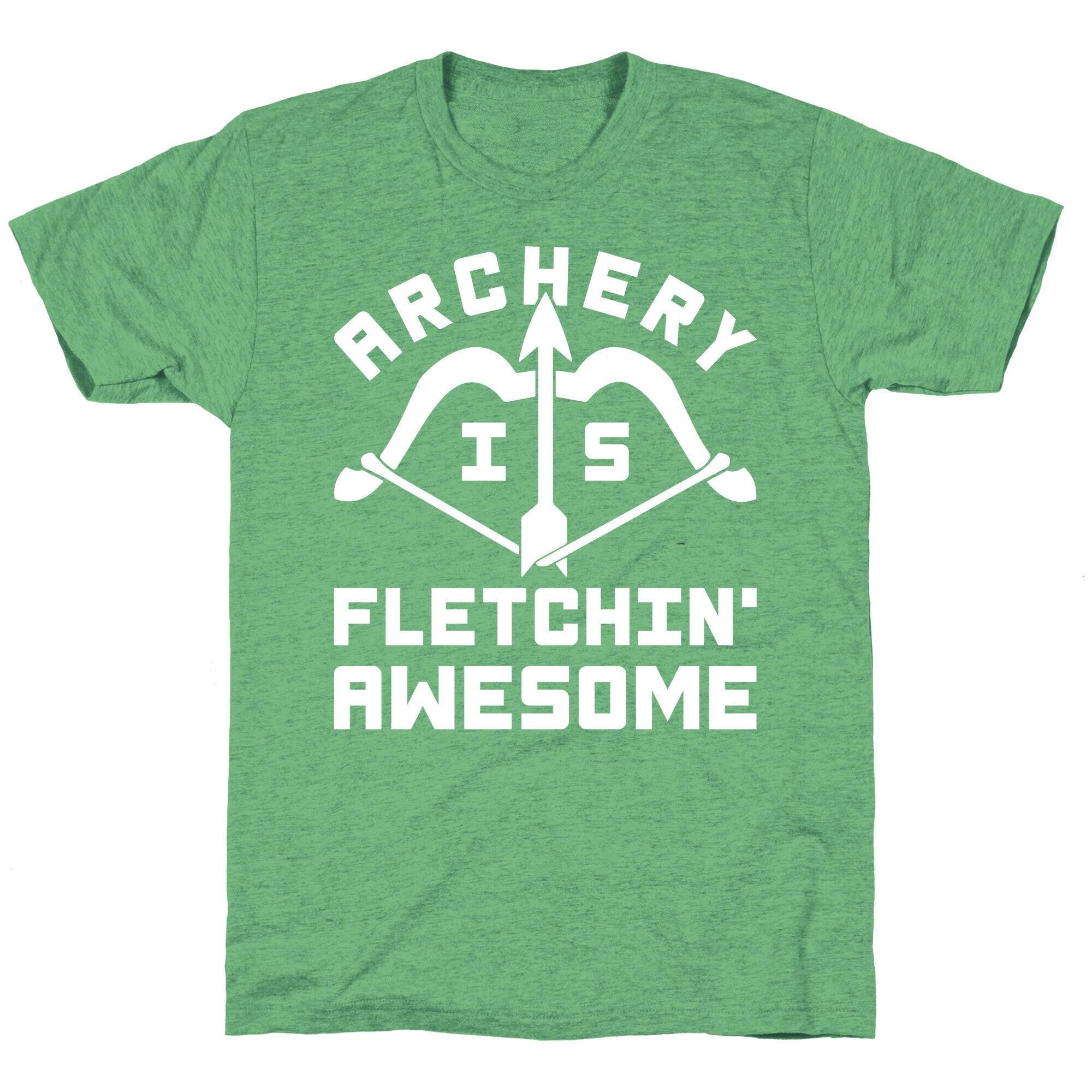 Archery Is Fletchin' Awesome Unisex Triblend Tee Hoodie, Sweatshirt | CoreVibeTees.com (Image 2)