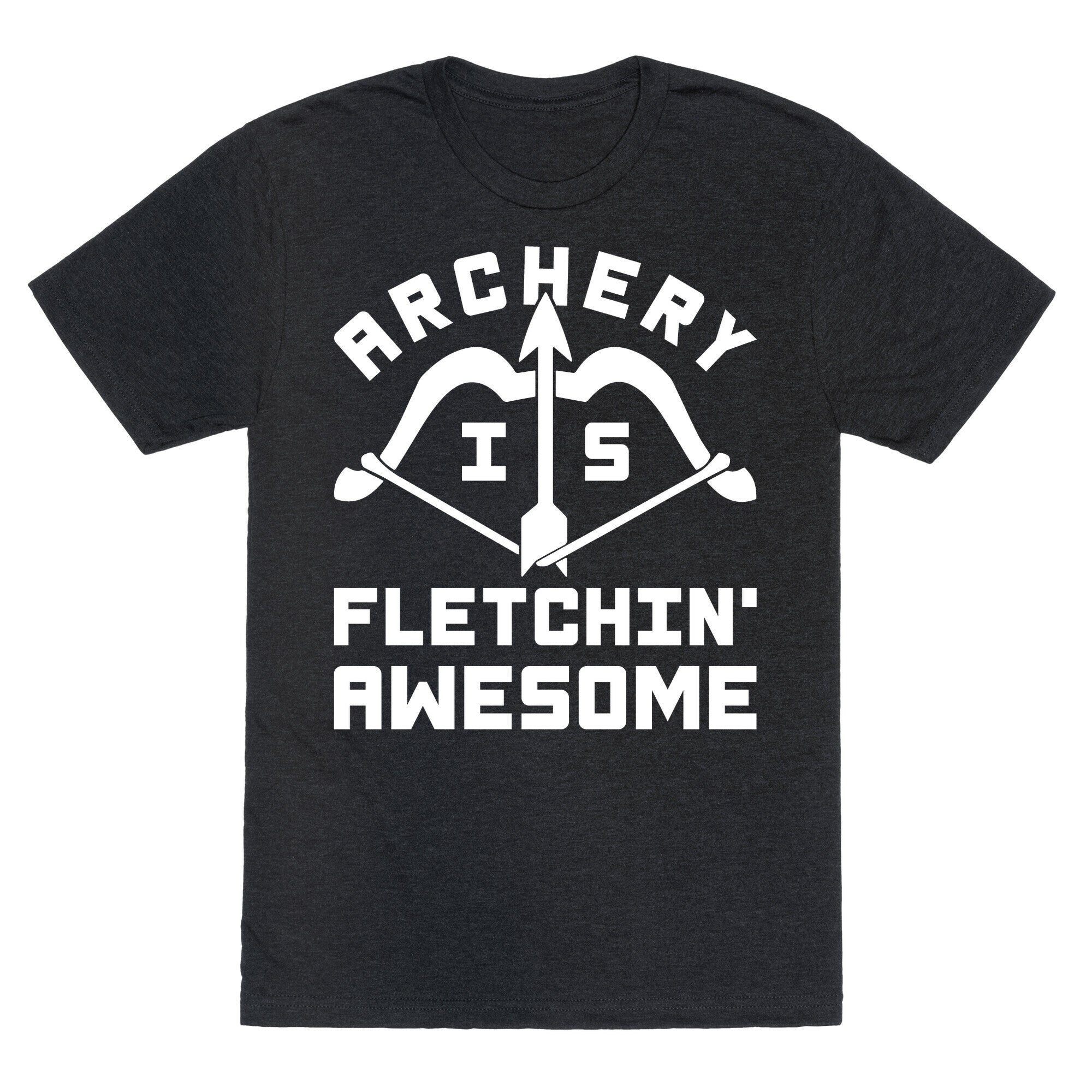 Archery Is Fletchin' Awesome Unisex Triblend Tee Hoodie, Sweatshirt | CoreVibeTees.com (Image 1)