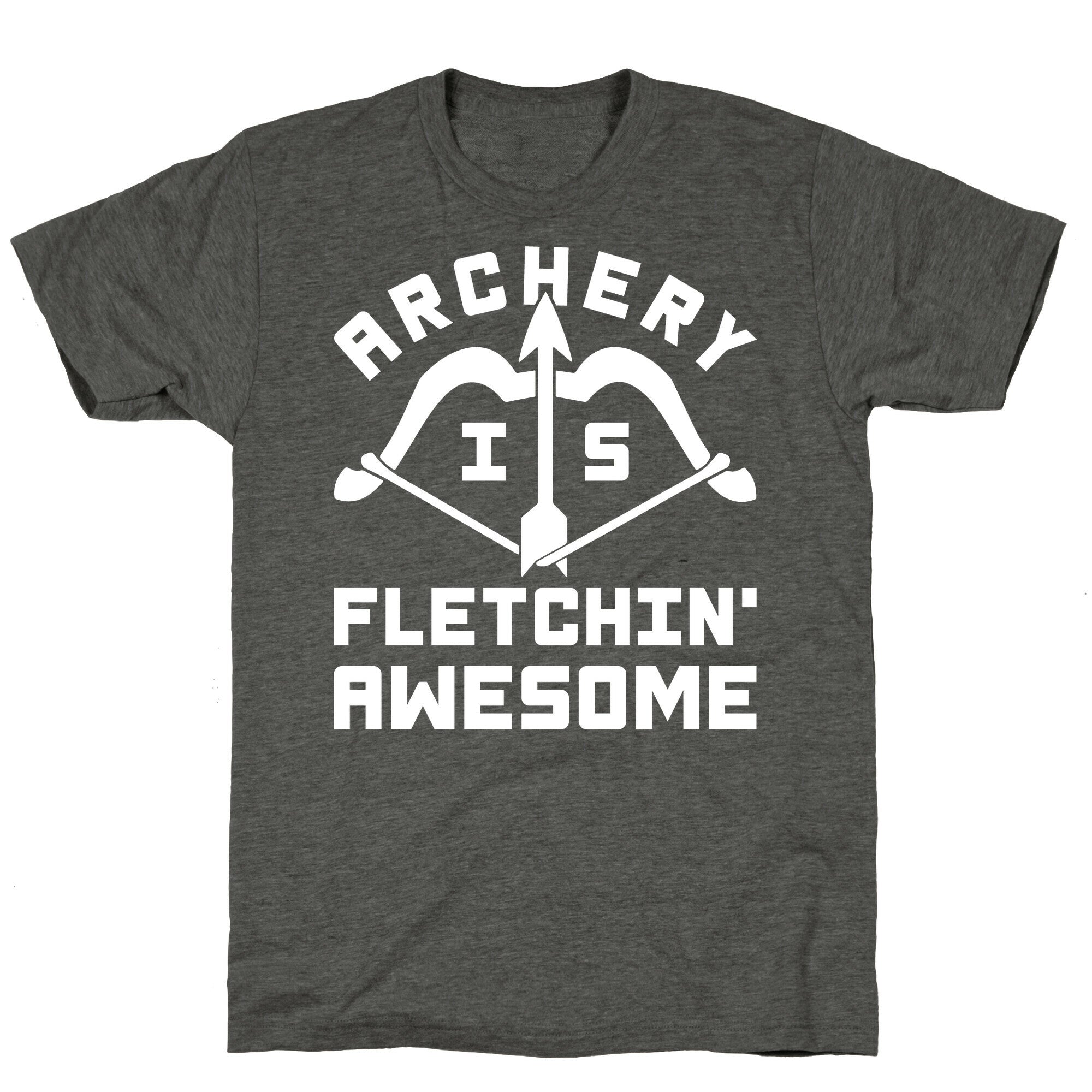Archery Is Fletchin' Awesome Unisex Triblend Tee Hoodie, Sweatshirt | CoreVibeTees.com (Image 3)