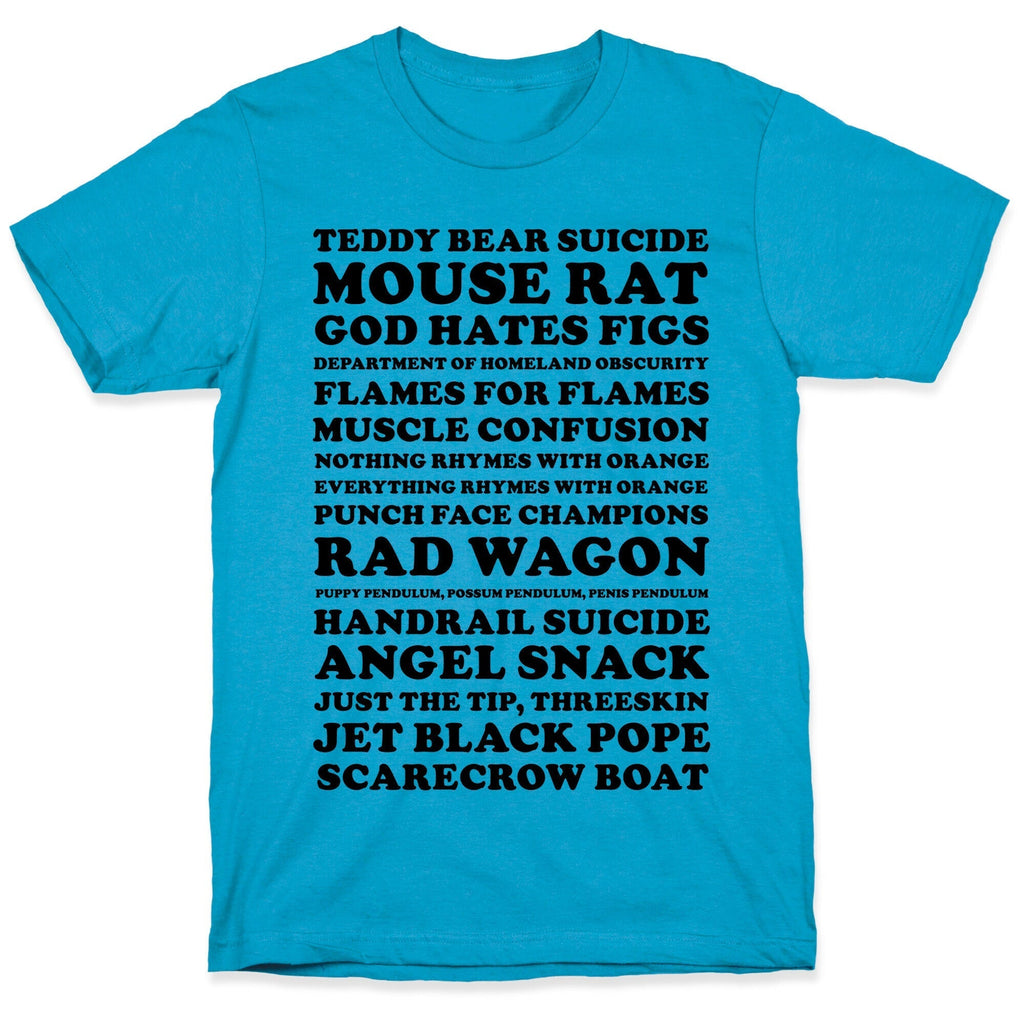 Andy Dwyer Band Names Unisex Triblend Tee Hoodie, Sweatshirt | CoreVibeTees.com (Image 5)