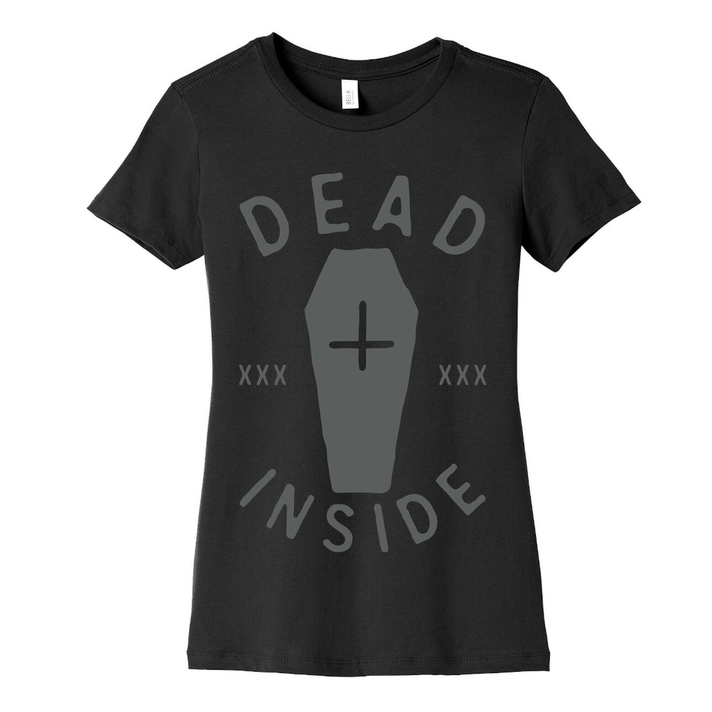 Dead Inside Women's Cotton Tee Hoodie, Sweatshirt | CoreVibeTees.com (Image 5)