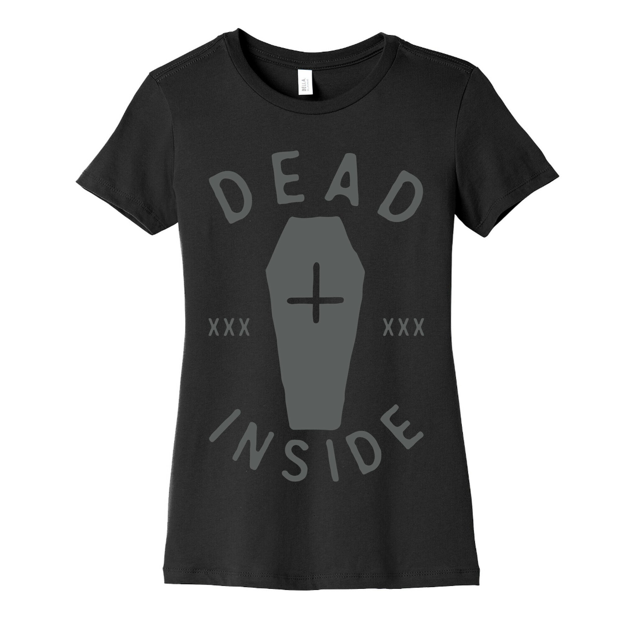 Dead Inside Women's Cotton Tee Hoodie, Sweatshirt | CoreVibeTees.com (Image 5)