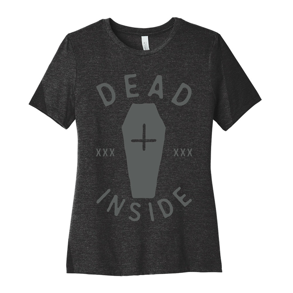 Dead Inside Women's Cotton Tee Hoodie, Sweatshirt | CoreVibeTees.com (Image 1)