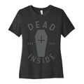Dead Inside Women's Cotton Tee Hoodie, Sweatshirt | CoreVibeTees.com (Image 1)