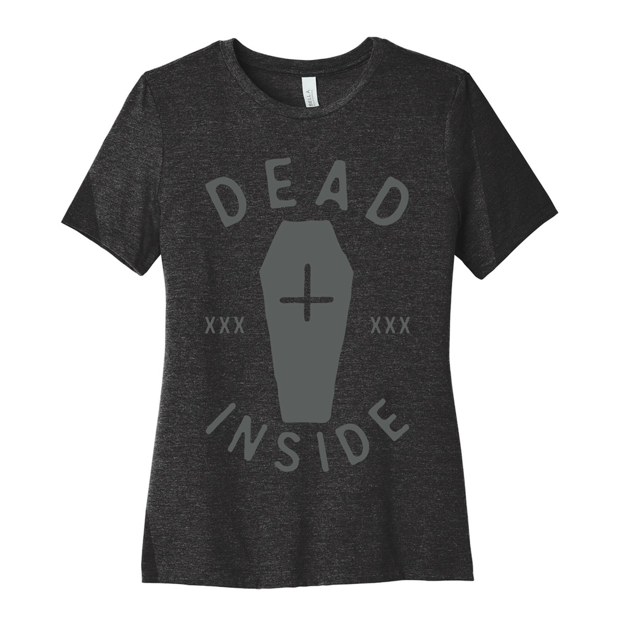 Dead Inside Women's Cotton Tee Hoodie, Sweatshirt | CoreVibeTees.com (Image 1)