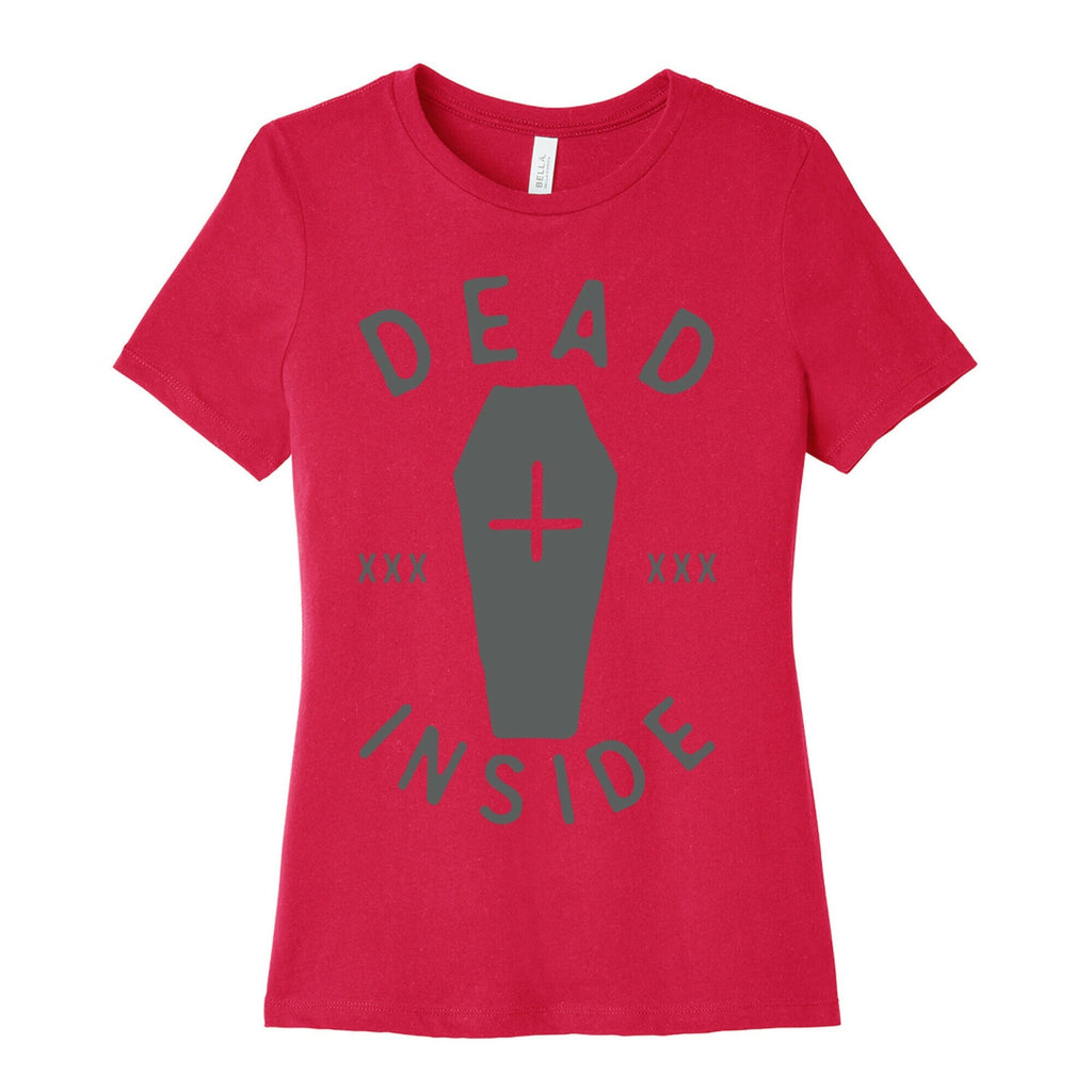 Dead Inside Women's Cotton Tee Hoodie, Sweatshirt | CoreVibeTees.com (Image 2)