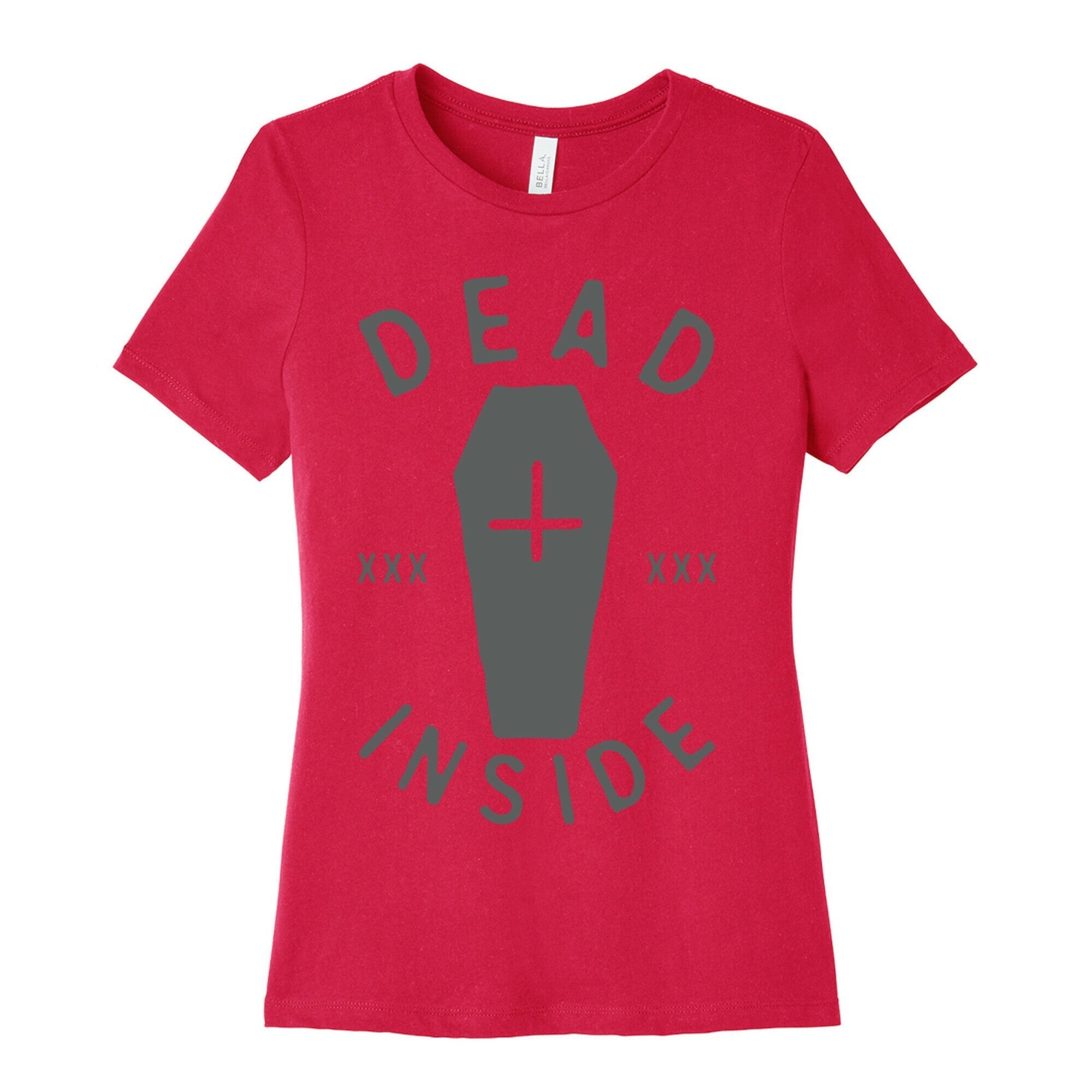 Dead Inside Women's Cotton Tee Hoodie, Sweatshirt | CoreVibeTees.com (Image 2)