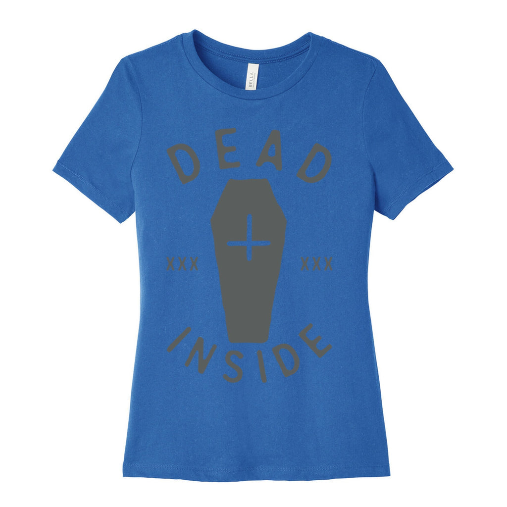 Dead Inside Women's Cotton Tee Hoodie, Sweatshirt | CoreVibeTees.com (Image 3)