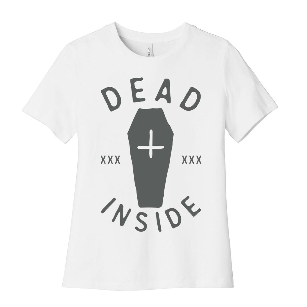 Dead Inside Women's Cotton Tee Hoodie, Sweatshirt | CoreVibeTees.com (Image 4)