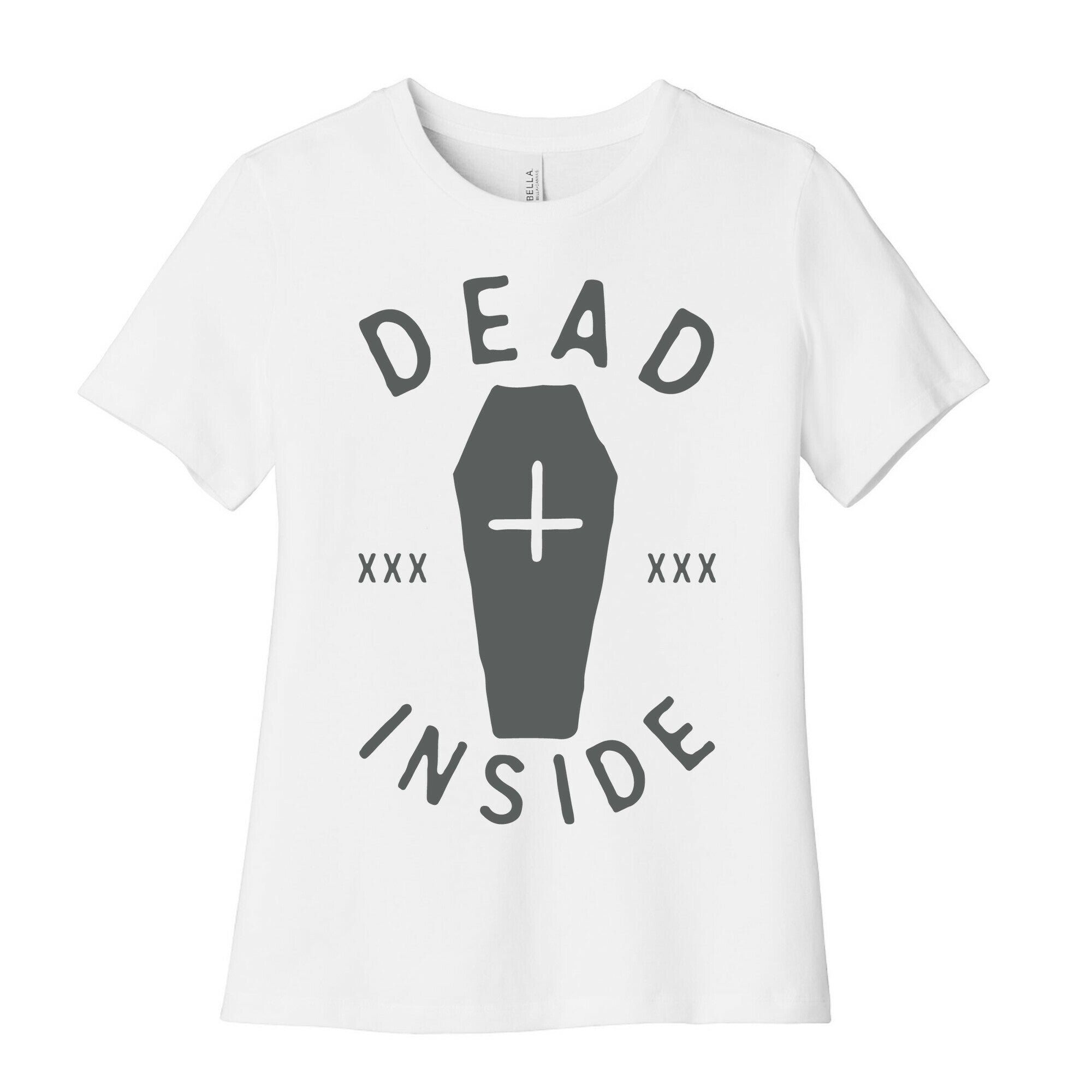 Dead Inside Women's Cotton Tee Hoodie, Sweatshirt | CoreVibeTees.com (Image 4)
