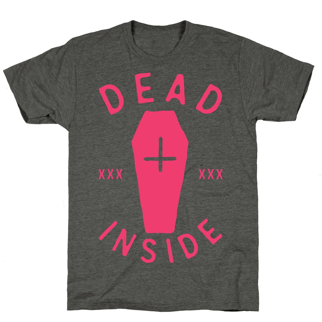 Dead Inside Unisex Triblend Tee Hoodie, Sweatshirt | CoreVibeTees.com (Image 2)