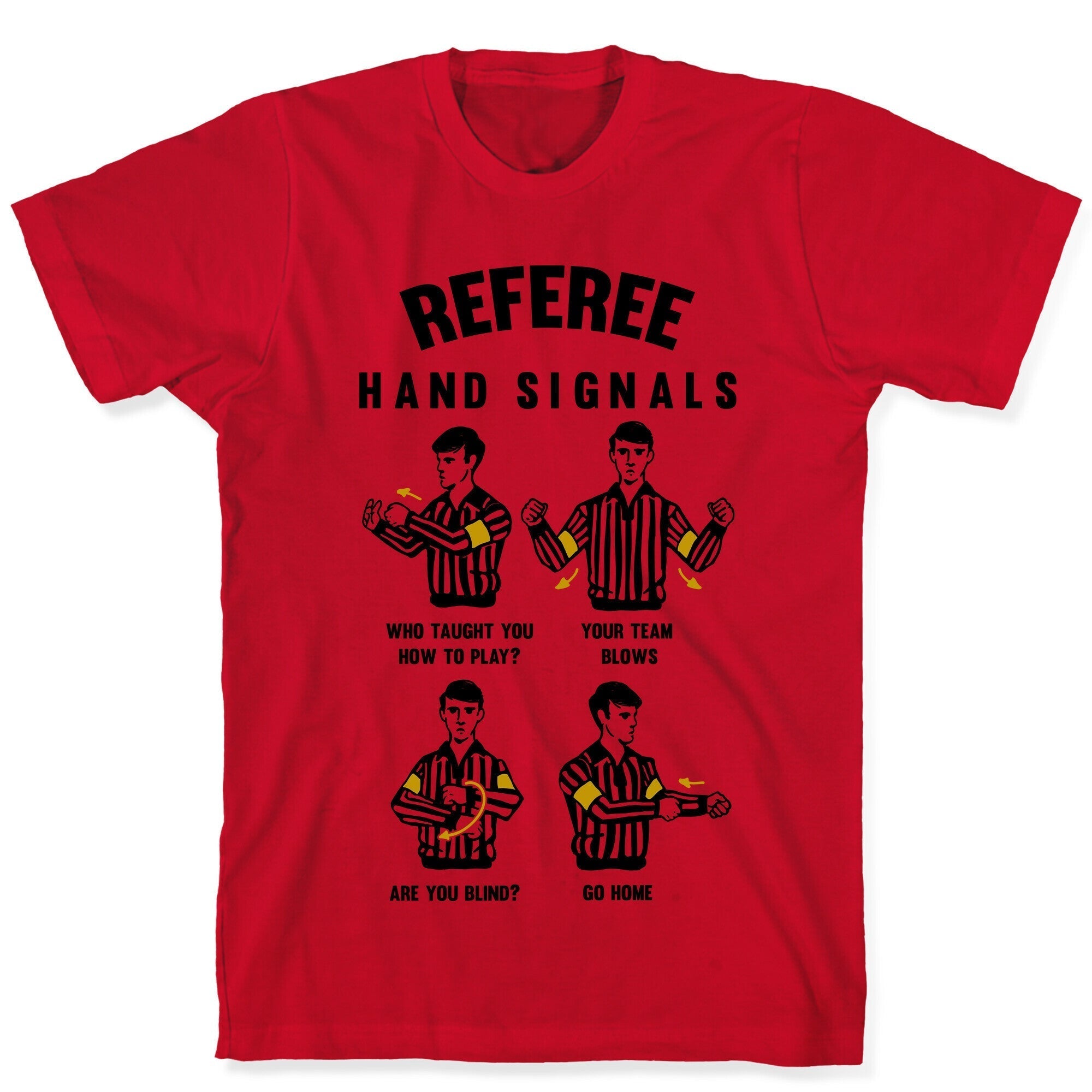 Funny Referee Hand Signals T-Shirt Style001 Hoodie, Sweatshirt | CoreVibeTees.com (Image 5)