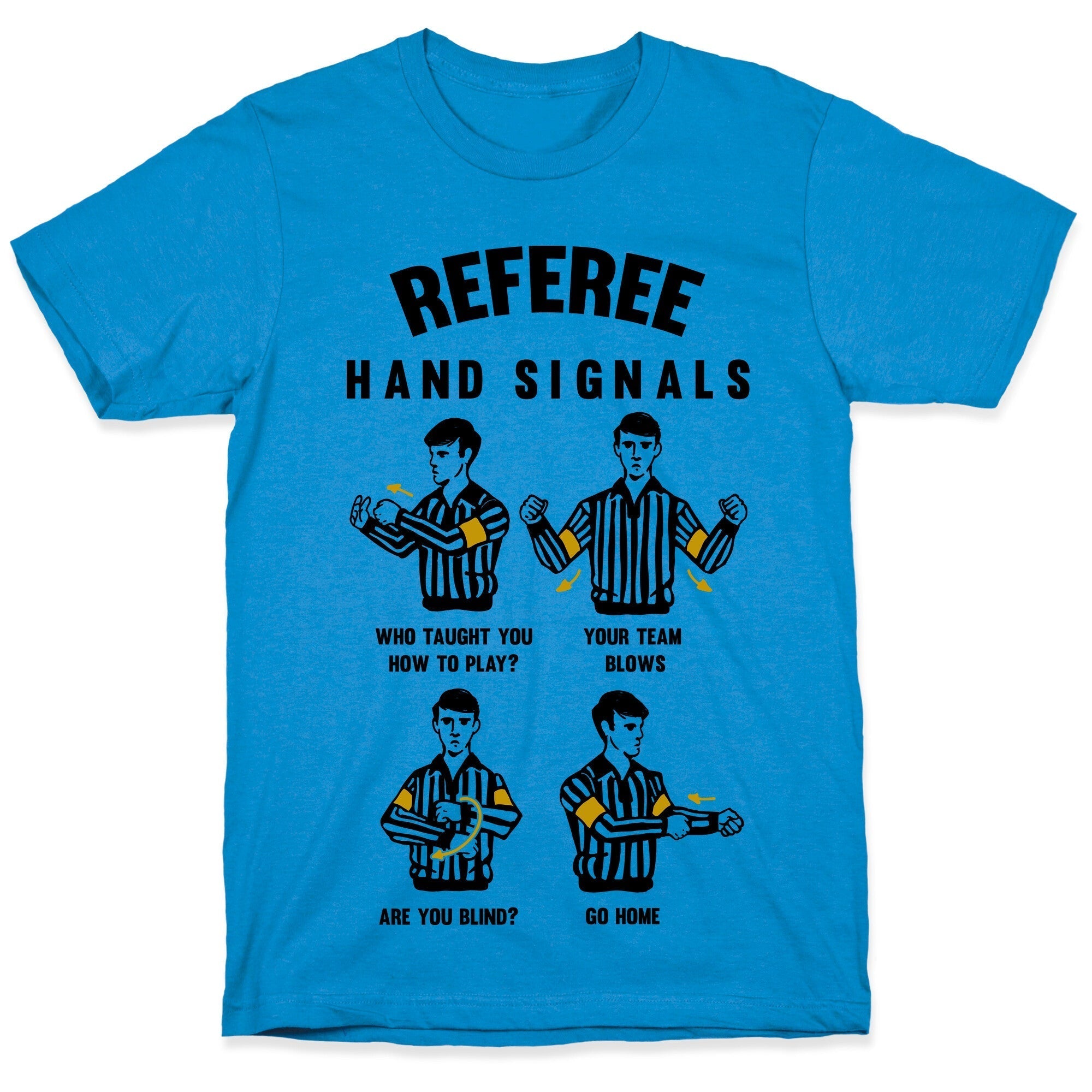 Funny Referee Hand Signals T-Shirt Style001 Hoodie, Sweatshirt | CoreVibeTees.com (Image 1)