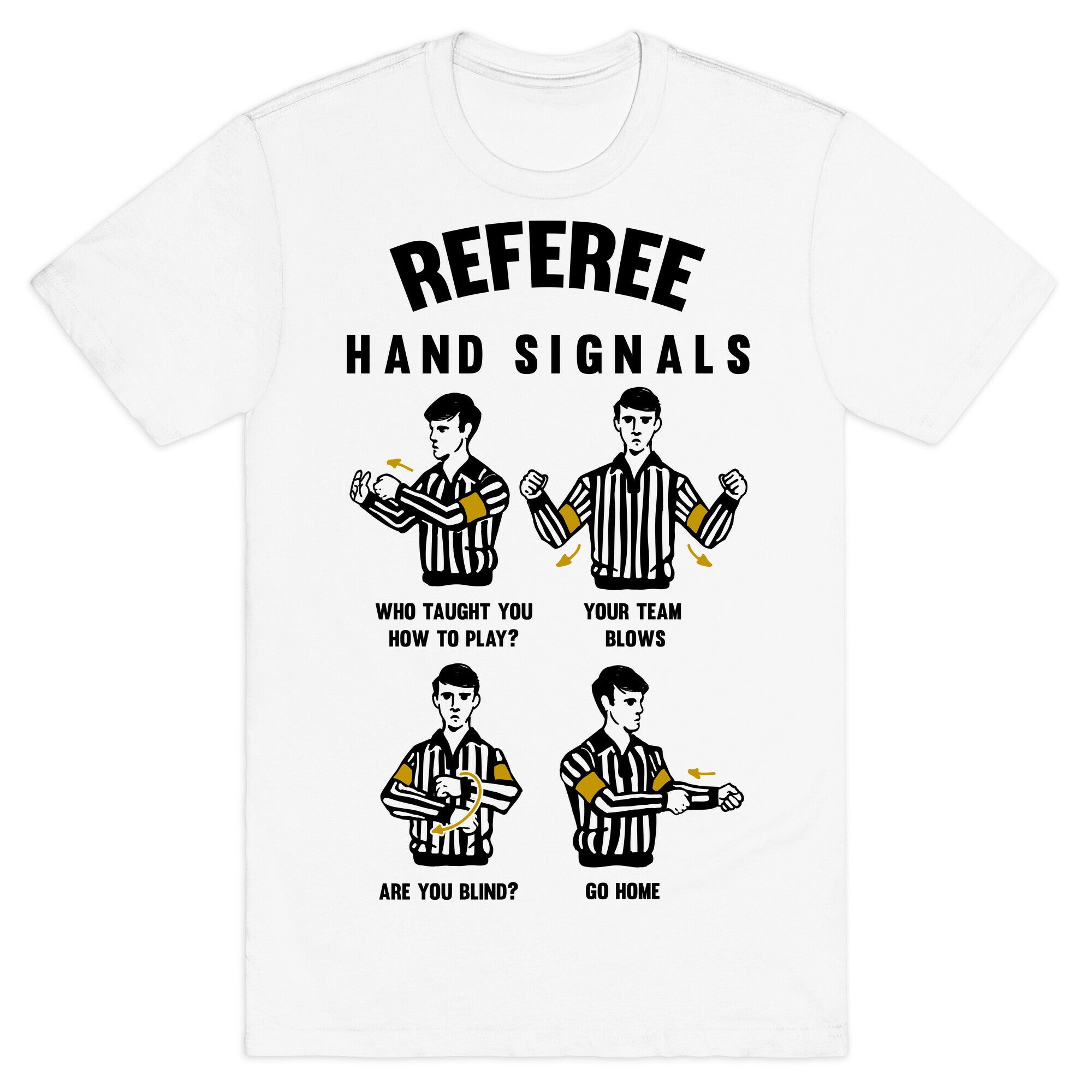 Funny Referee Hand Signals T-Shirt Style001 Hoodie, Sweatshirt | CoreVibeTees.com (Image 2)