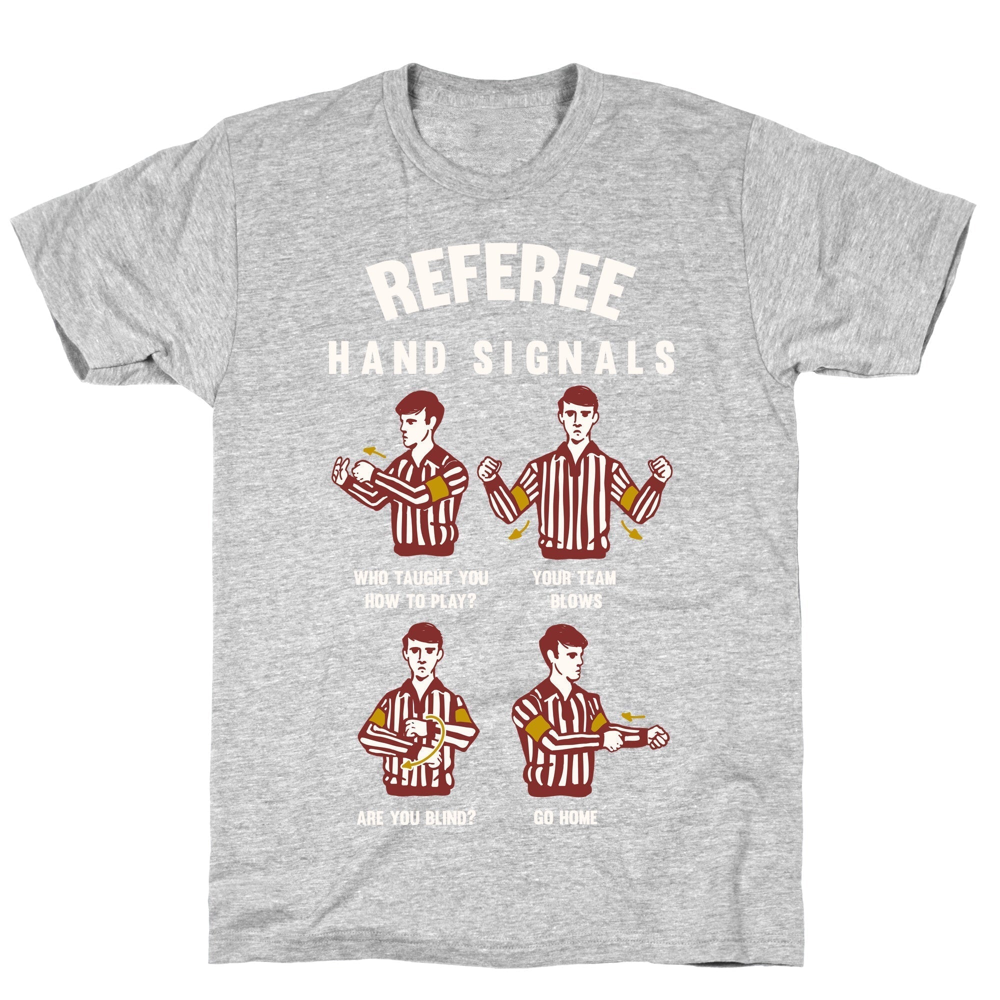Funny Referee Hand Signals T-Shirt Hoodie, Sweatshirt | CoreVibeTees.com (Image 2)