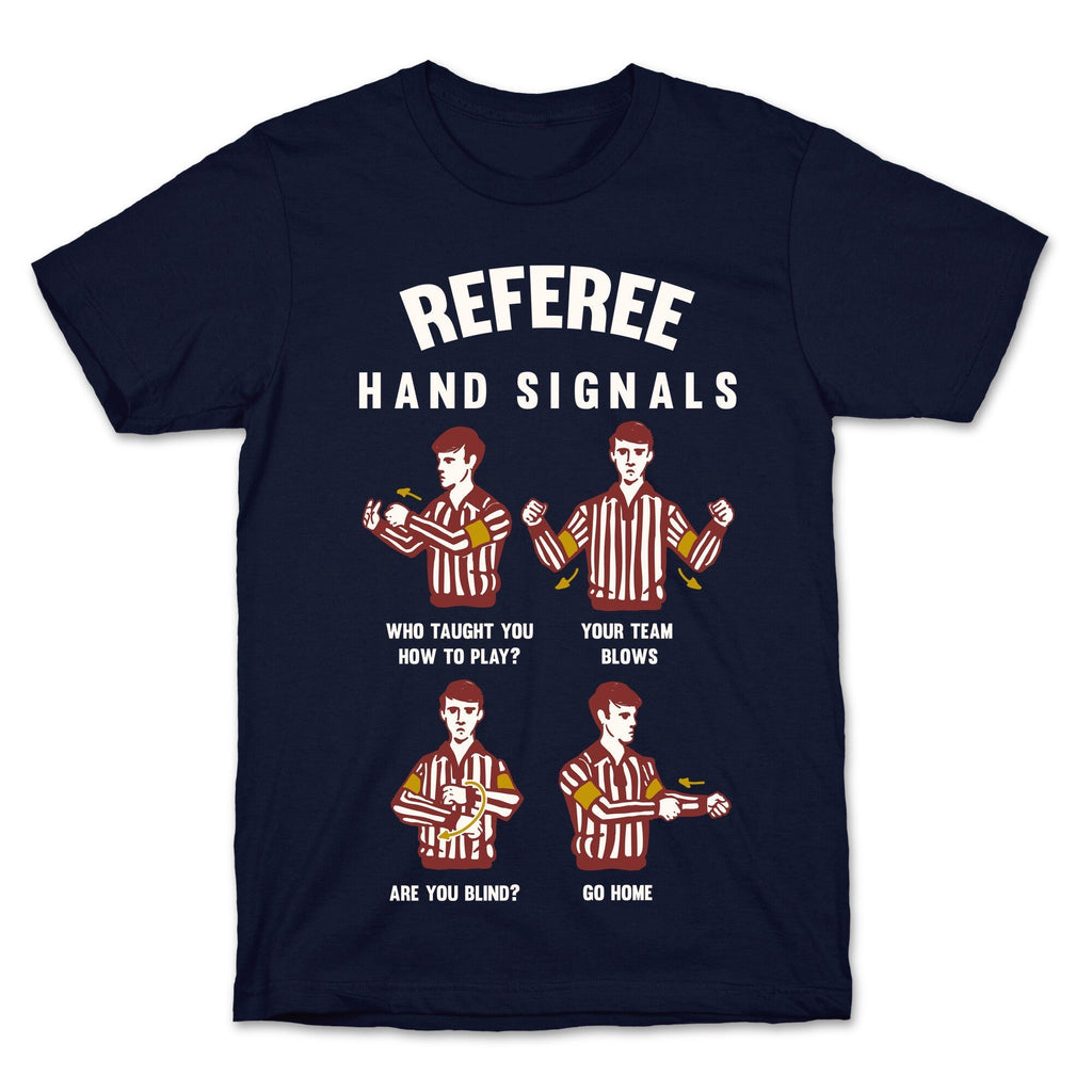 Funny Referee Hand Signals T-Shirt Hoodie, Sweatshirt | CoreVibeTees.com (Image 4)