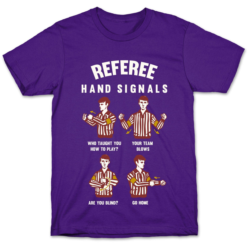 Funny Referee Hand Signals T-Shirt Hoodie, Sweatshirt | CoreVibeTees.com (Image 5)
