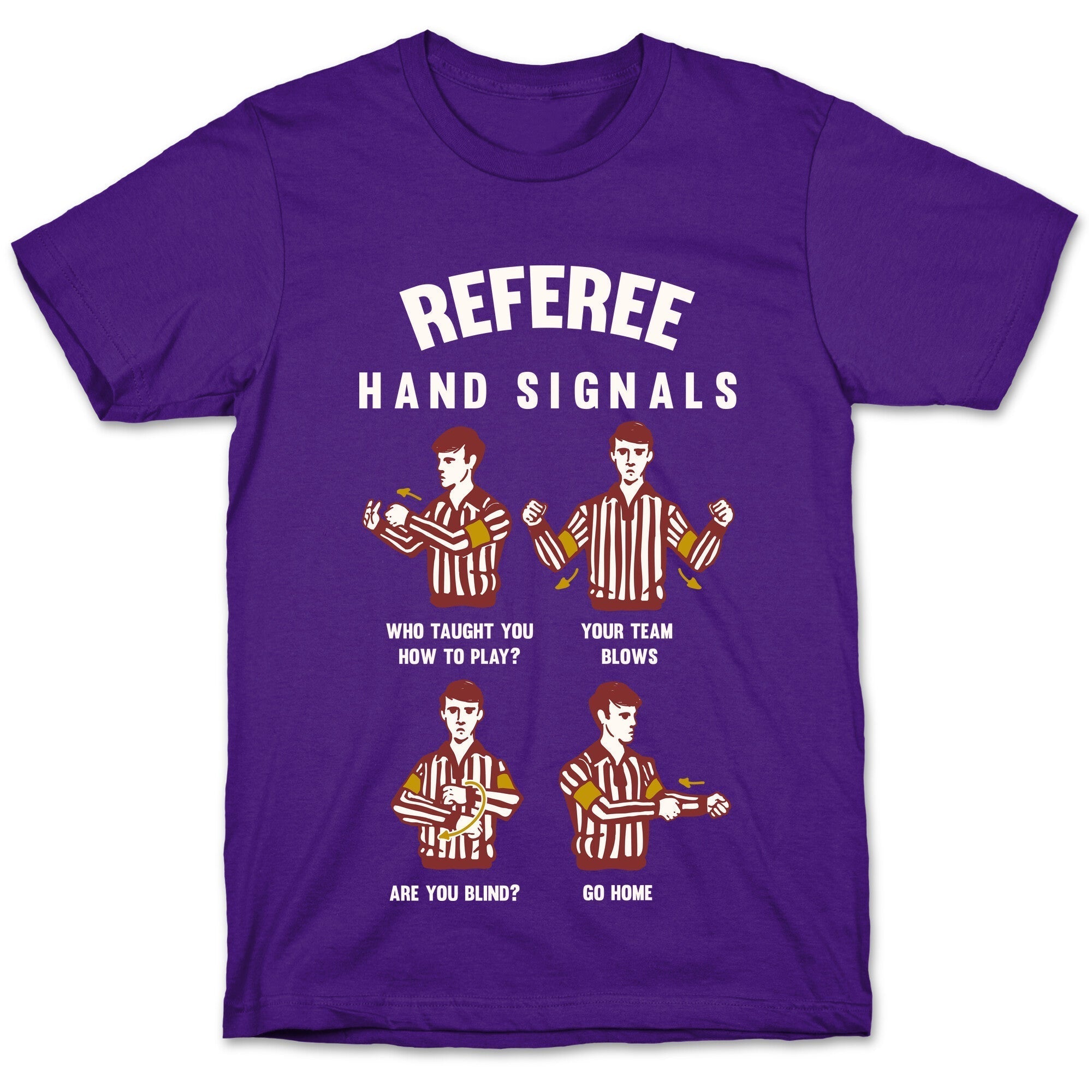 Funny Referee Hand Signals T-Shirt Hoodie, Sweatshirt | CoreVibeTees.com (Image 5)
