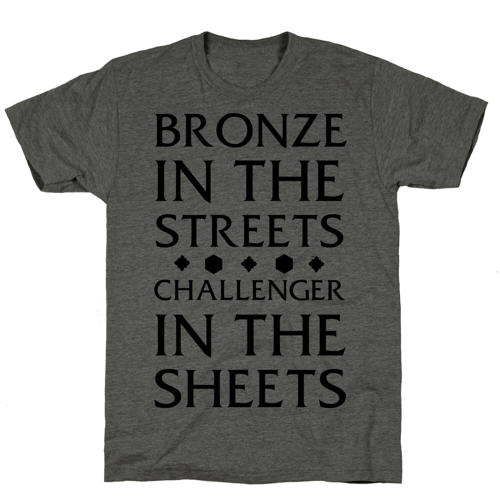 Bronze in the Streets. Challenger in the Sheets Unisex Triblend Tee Style001 Hoodie, Sweatshirt | CoreVibeTees.com (Image 2)