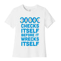 DNA Checks Itself Before It Wrecks Itself Women's Cotton Tee Hoodie, Sweatshirt | CoreVibeTees.com (Image 1)