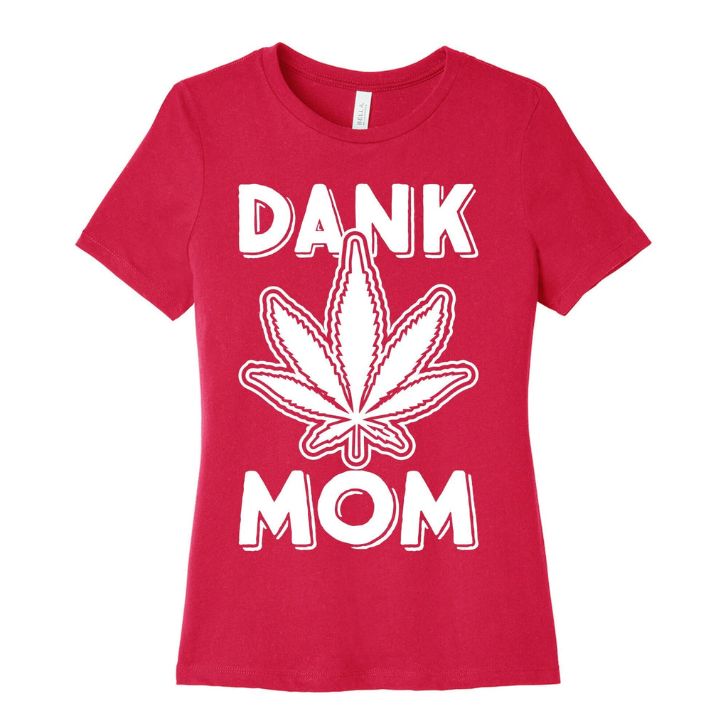 Dank Mom Women's Cotton Tee Hoodie, Sweatshirt | CoreVibeTees.com (Image 2)
