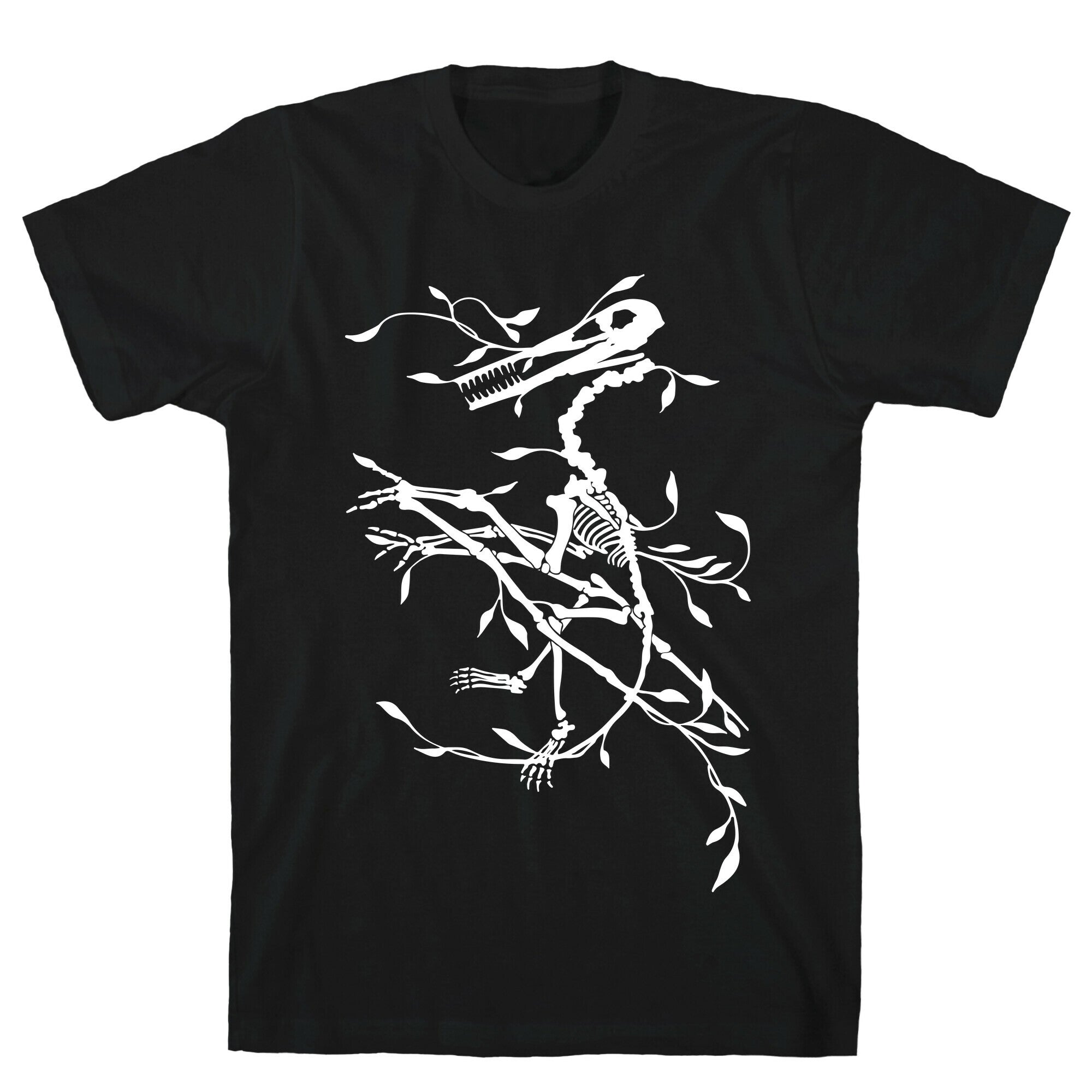Floral Dinosaur T-Shirt Hoodie, Sweatshirt | CoreVibeTees.com (Image 1)