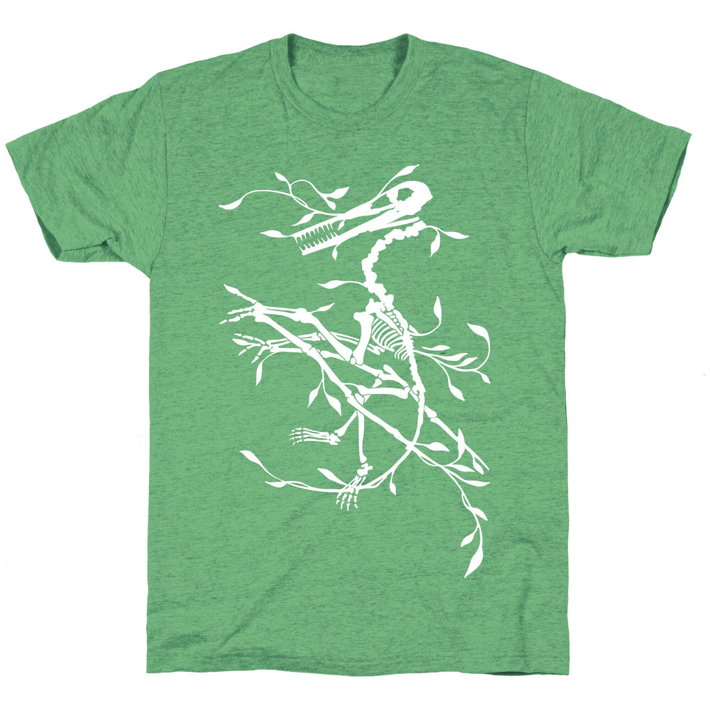 Floral Dinosaur Unisex Triblend Tee Style001 Hoodie, Sweatshirt | CoreVibeTees.com (Image 2)