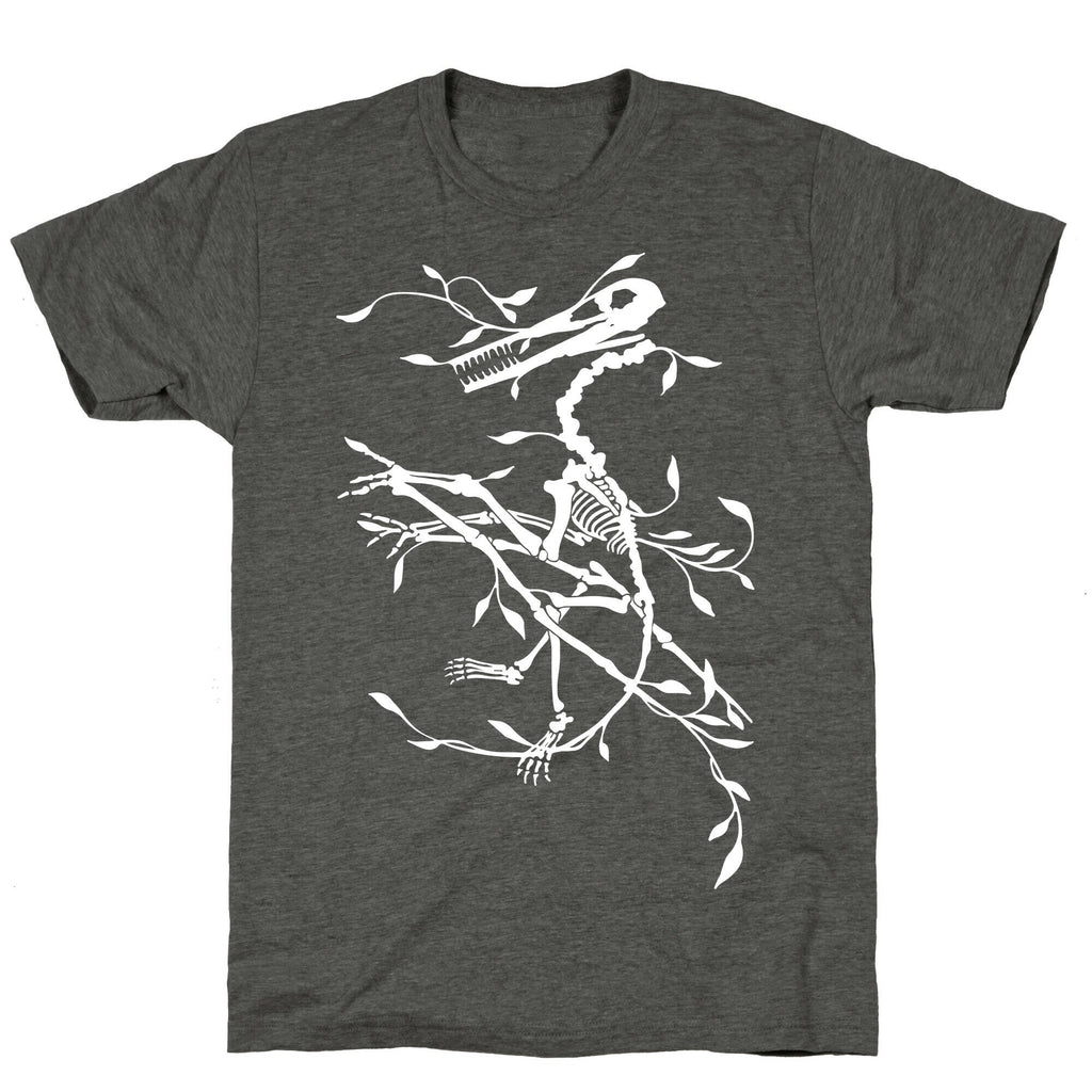 Floral Dinosaur Unisex Triblend Tee Style001 Hoodie, Sweatshirt | CoreVibeTees.com (Image 3)