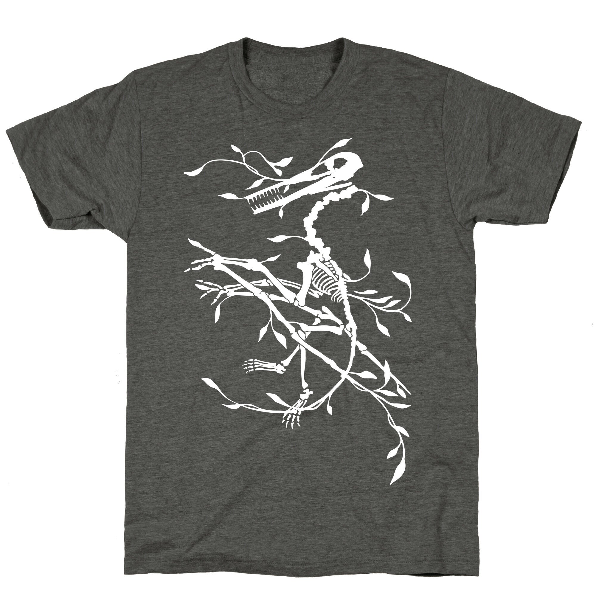 Floral Dinosaur Unisex Triblend Tee Style001 Hoodie, Sweatshirt | CoreVibeTees.com (Image 3)