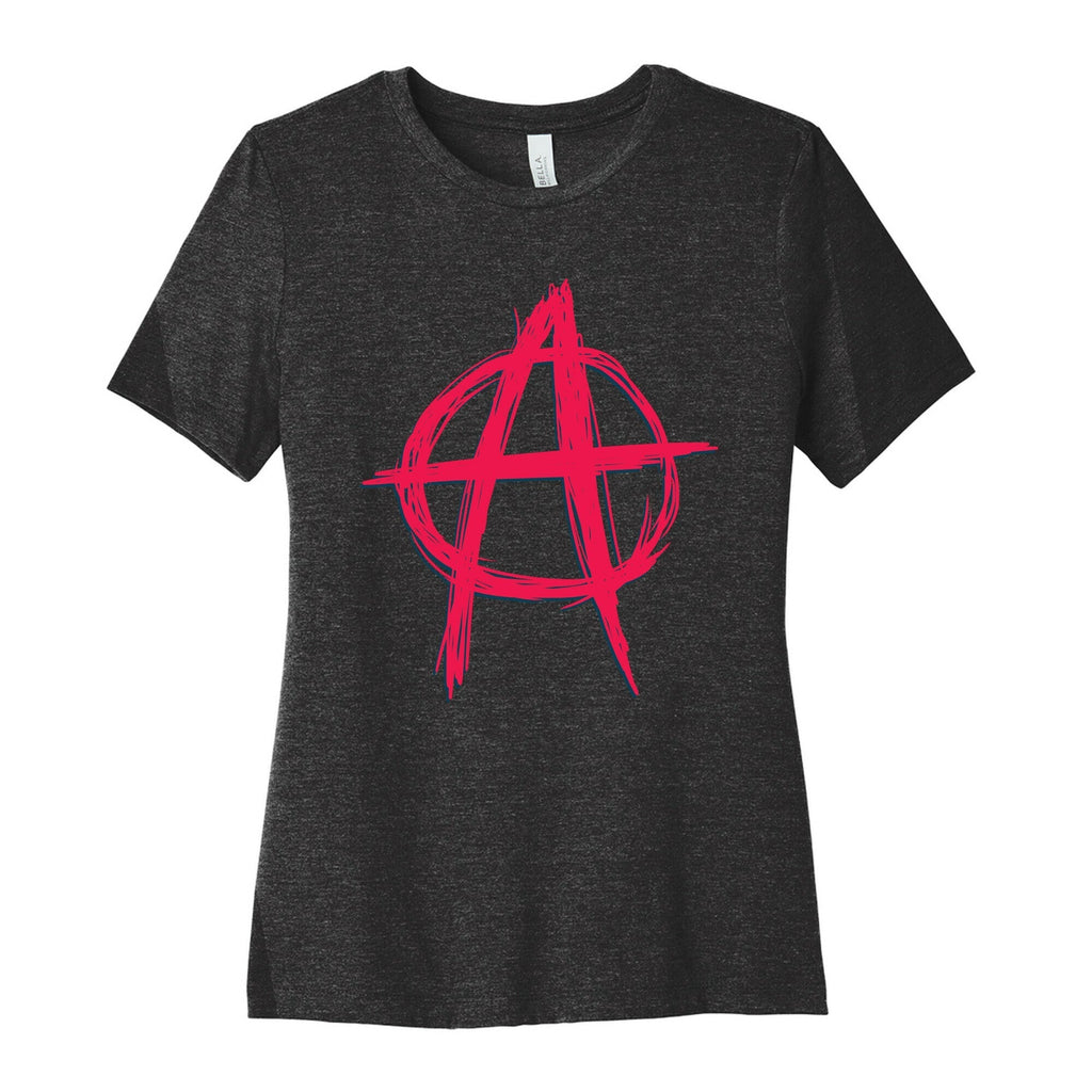 Anarchy Women's Cotton Tee Hoodie, Sweatshirt | CoreVibeTees.com (Image 1)