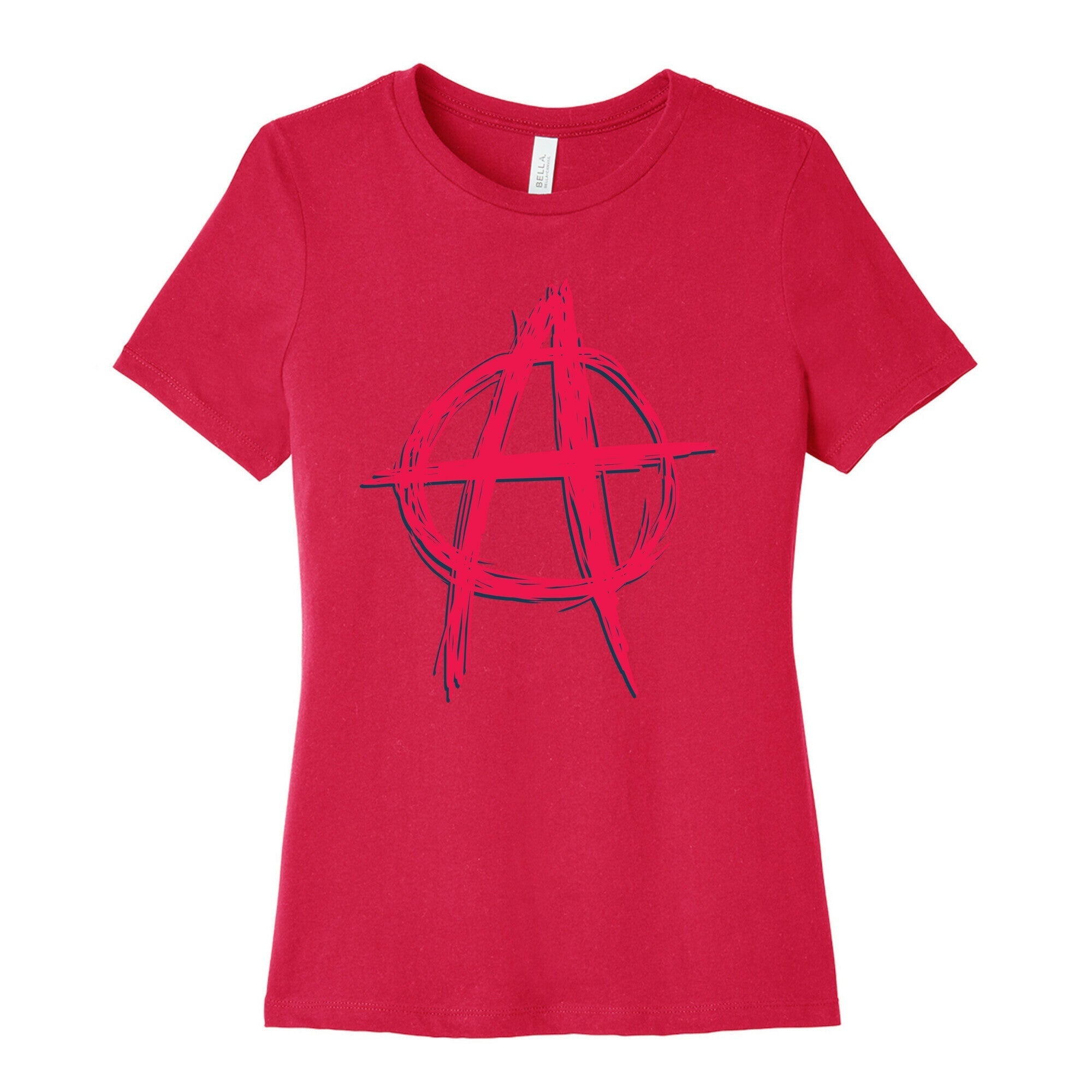 Anarchy Women's Cotton Tee Hoodie, Sweatshirt | CoreVibeTees.com (Image 2)