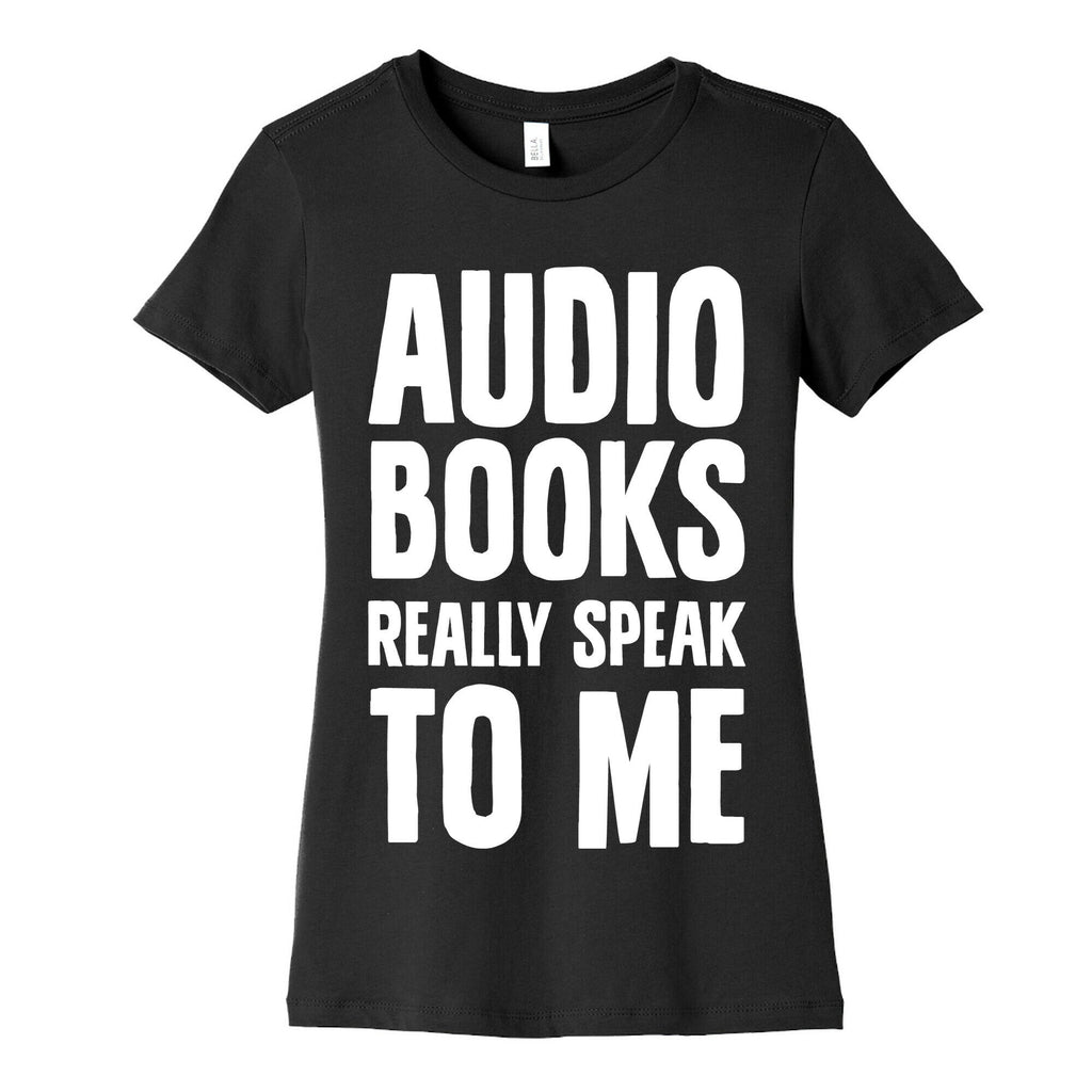 Audio Books Really Speak To Me Women's Cotton Tee Hoodie, Sweatshirt | CoreVibeTees.com (Image 5)