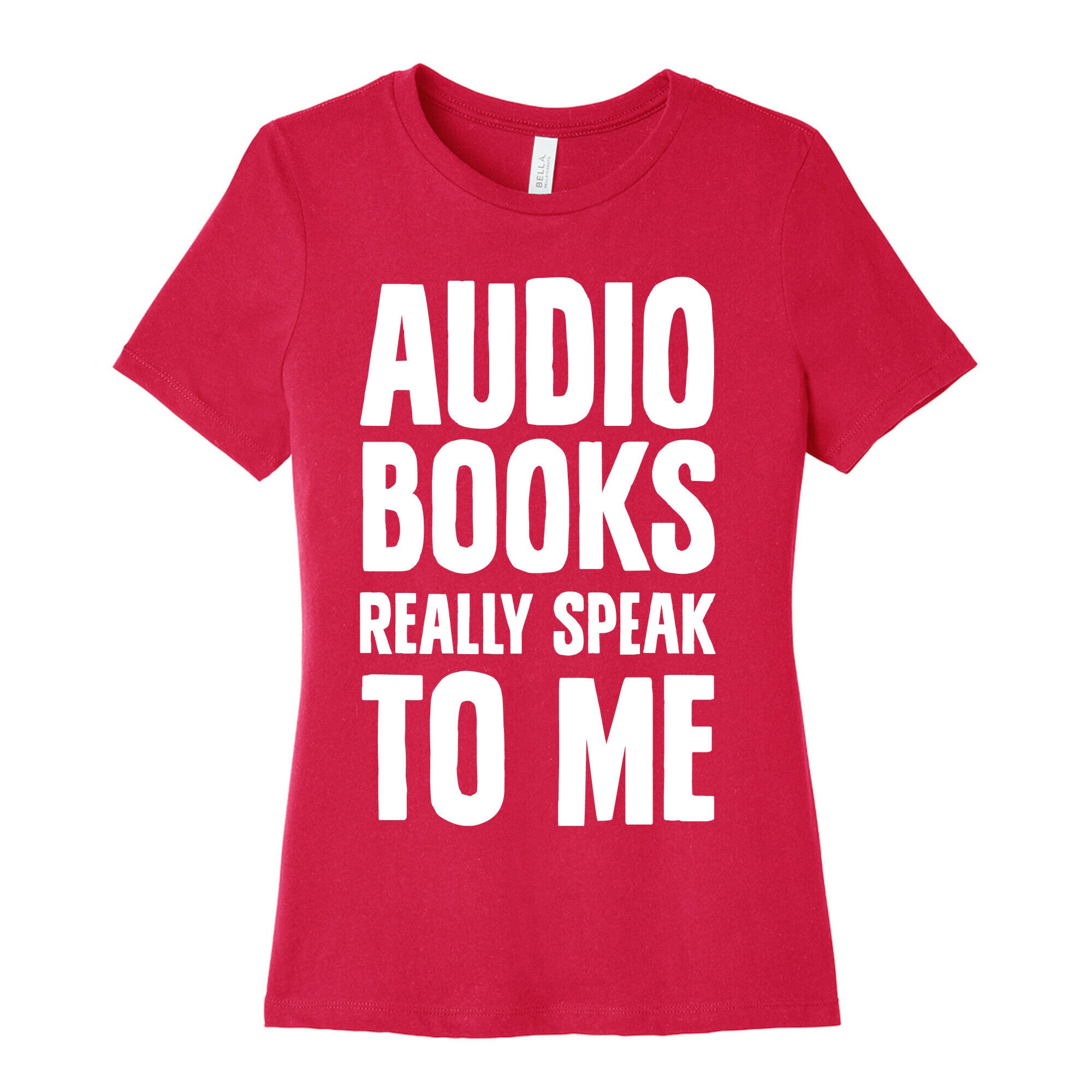 Audio Books Really Speak To Me Women's Cotton Tee Hoodie, Sweatshirt | CoreVibeTees.com (Image 2)
